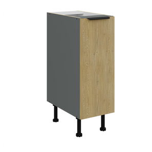 Dulap inferior de bucătărie Carminia 30 D CARGO BB (stejar cremona + antracit)