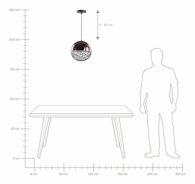 Luster Padila (medená)