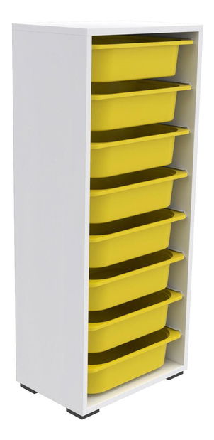 Organizator jucării Dremonka 4 (alb + galben)