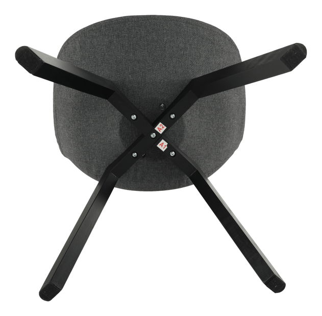 Jedálenská stolička Larino (tmavosivá)