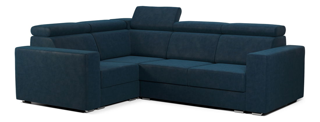 Kutna garnitura Viktoria 2R1 (L) (tamnoplava Country 12)