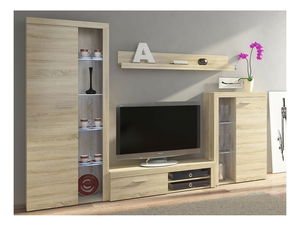 Nappali bútorsor Rokara (szonoma tölgy) (világítás nélkül)