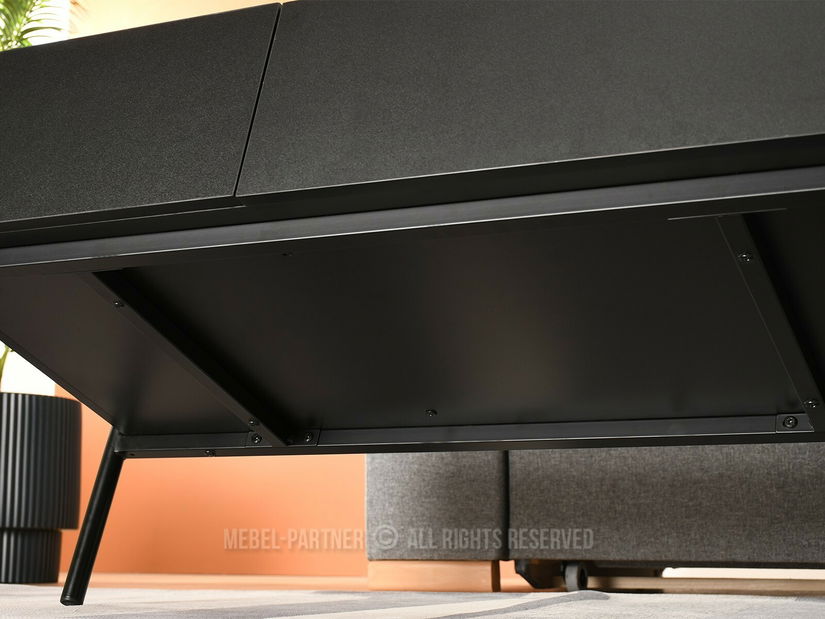 Konferenčný stolík Bertina L (dub + čierna)