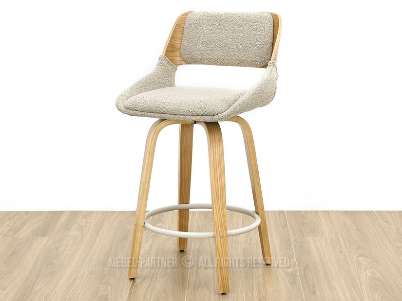 Scaun bar CH61 (bej + gri)