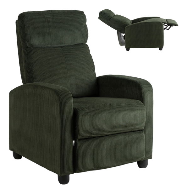 Fotoliu reglabil Dominaba (verde închis) 