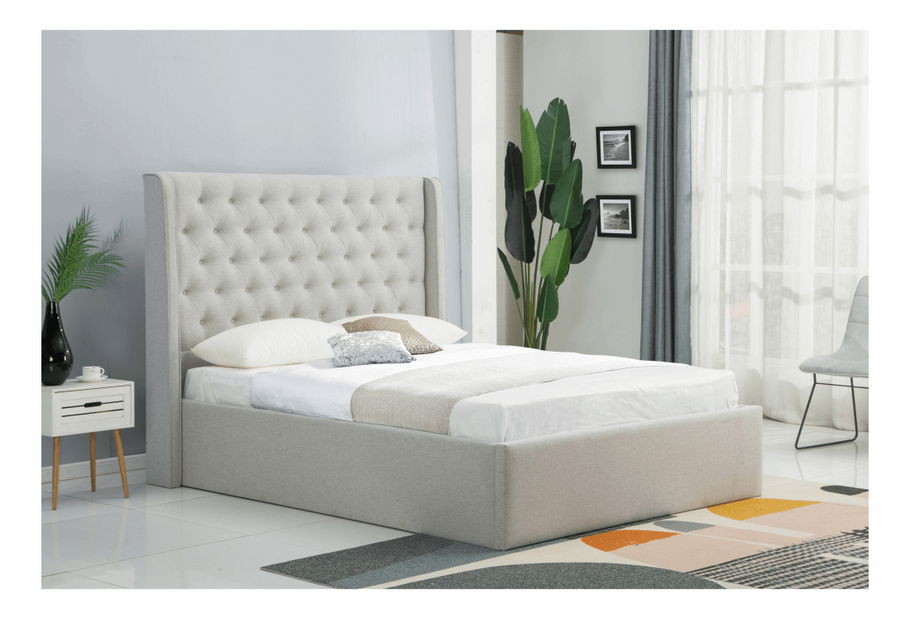 Pat matrimonial 160 cm Josefi (cu somieră)