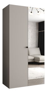 Ruhásszekrény 100 cm Parna 2 (kasmír + fekete)