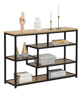 Regal Bilot (crna + hrast)