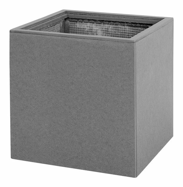 Virágtartó DENVILLE 95x30x30 cm (fa) (szürke)