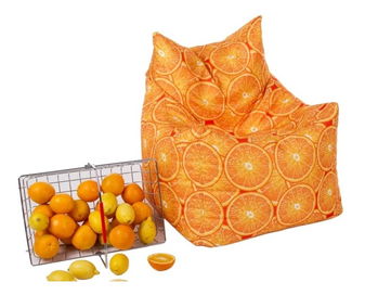 Fotoliu puf Roxana XXL (portocaliu)