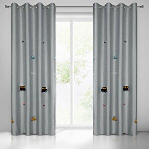 Záclona 140x250 cm Arvin (strieborná)