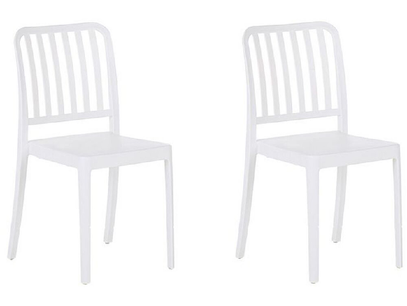 Set 2 buc scaune de grădină Sinnamon (alb) 