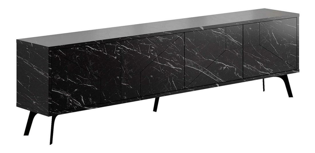 TV stolík/skrinka Duben (čierna)