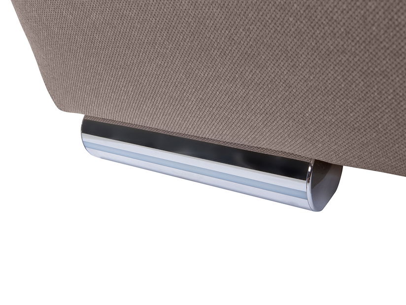 Pohovka trojsedačka BRW Olimp III Lux 3DL LED (hnedosivá)