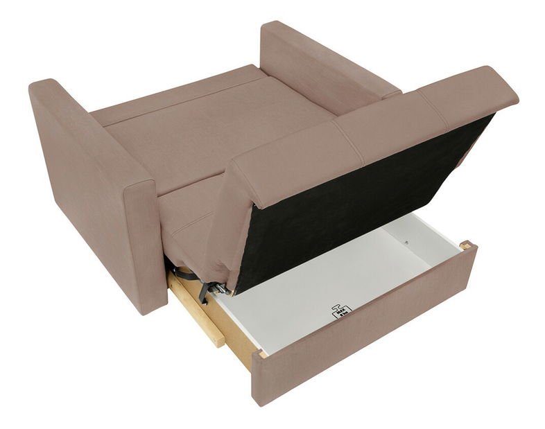 Pohovka dvojsedačka BRW Muna 2FBK (ružová)