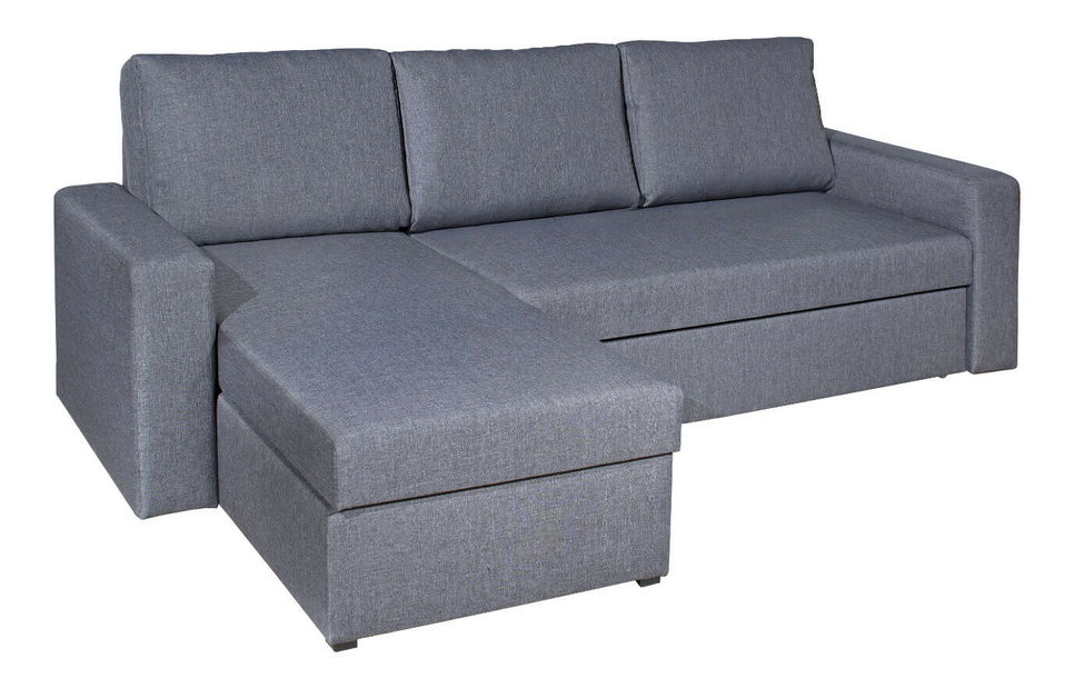 Rohová sedačka BRW Boston (sivá) (L)