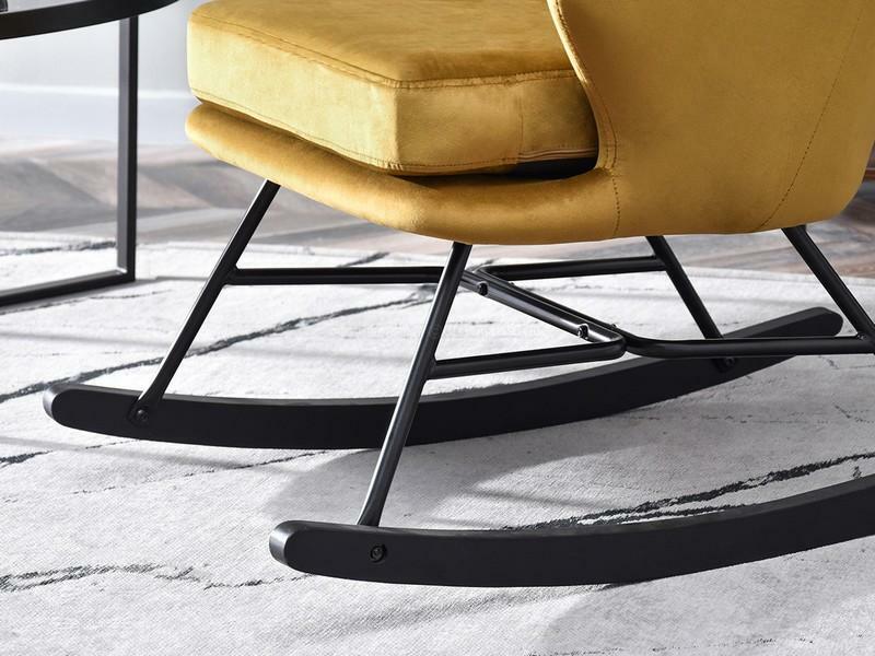 Fotel Lusil (arany + fekete)