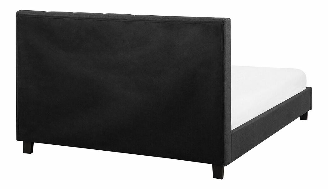 Franciaágy 160 cm ROLLA (ágyráccsal) (sötétszürke)