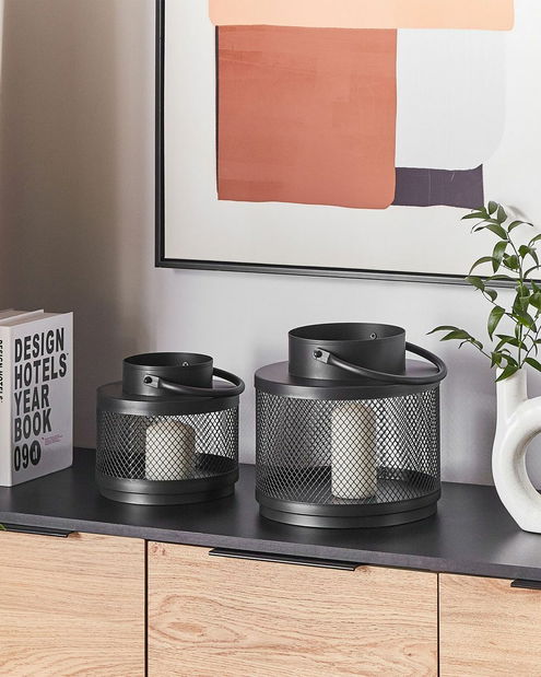 Svietnik 24 cm Yanis (čierna) 