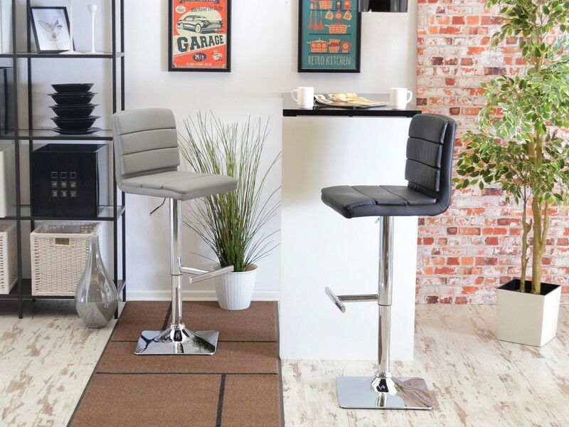 Stolica Hanoi (crna + krom)