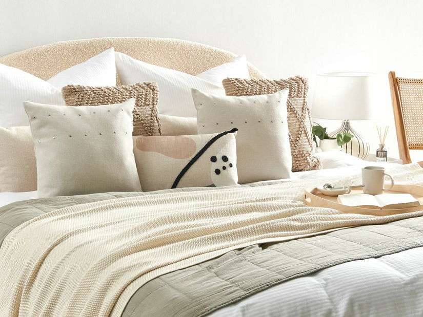 Set 2 buc. perne 45 x 45 cm GALIA (bej)