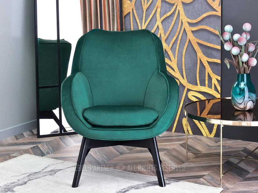 Dizájnos fotel Merch (tölgy)