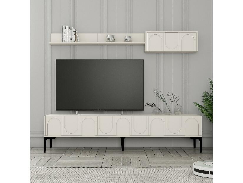 Mobilier living Bipemu 4 (crem + negru) 