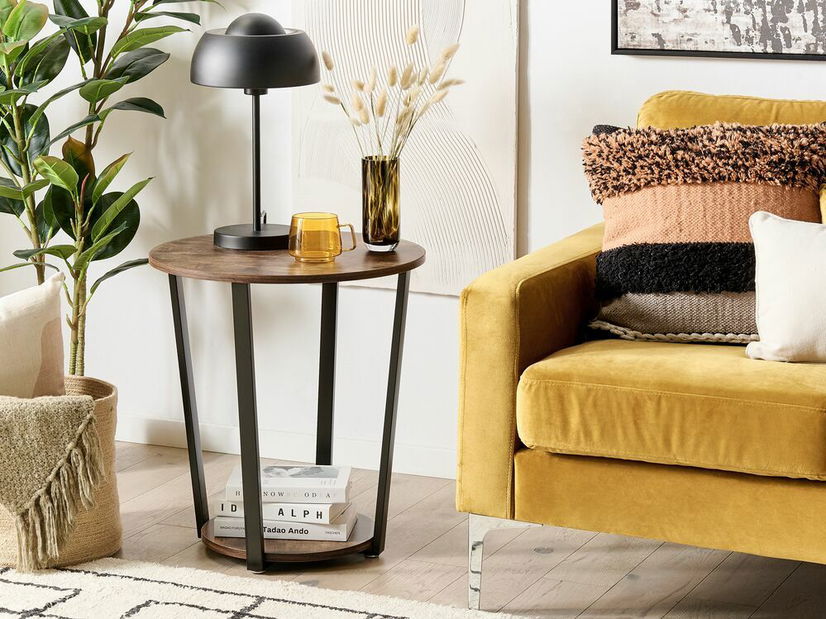 Măsuță laterală Oriza (lemn închis)