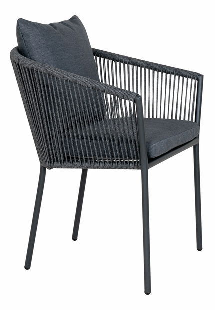 Záhradná stolička Seravina (tmavosivá)