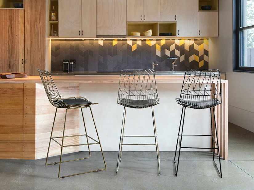 Set 2ks. barových stoličiek Pesto (strieborná) *výpredaj