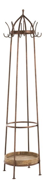 Doplnok do domácnosti Jolipa Vešiak na kabáty Extravaganza (42x42x185cm) (Medená)