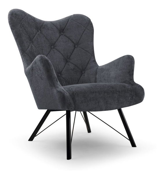 Fotel Muriella (grafit)