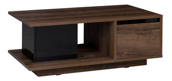 Konferenčný stolík Desayuno (dub monastery + lesk čierny)