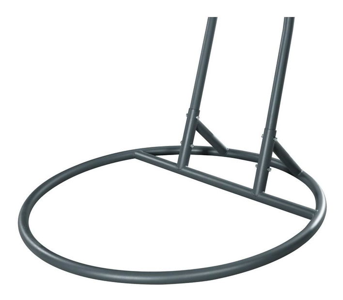 Függesztett kétszemélyes fotel Deber (szürke) 