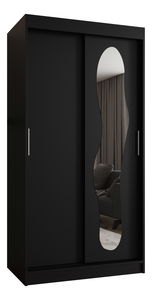 Dulap de haine 100 cm Ulta (Negru)