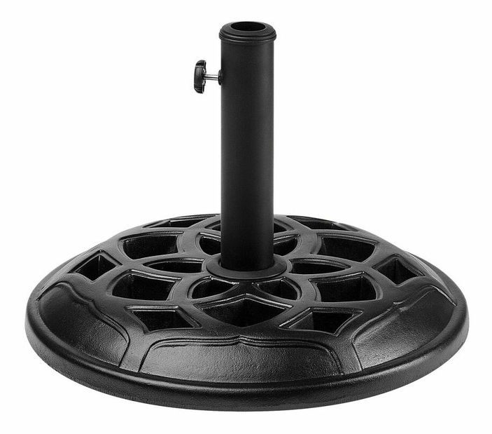 Cadru pentru umbrelă de grădină 50 cm ELFIR (beton) (cerc) (negru)