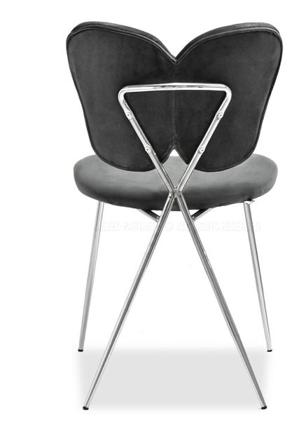 Stolička Wrangler (grafit + chrómová)