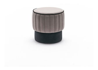 Taburetka Dolphie (sivá + čierna)