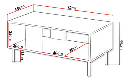 Stolić za kavu Lasiowa 92 (kašmir)