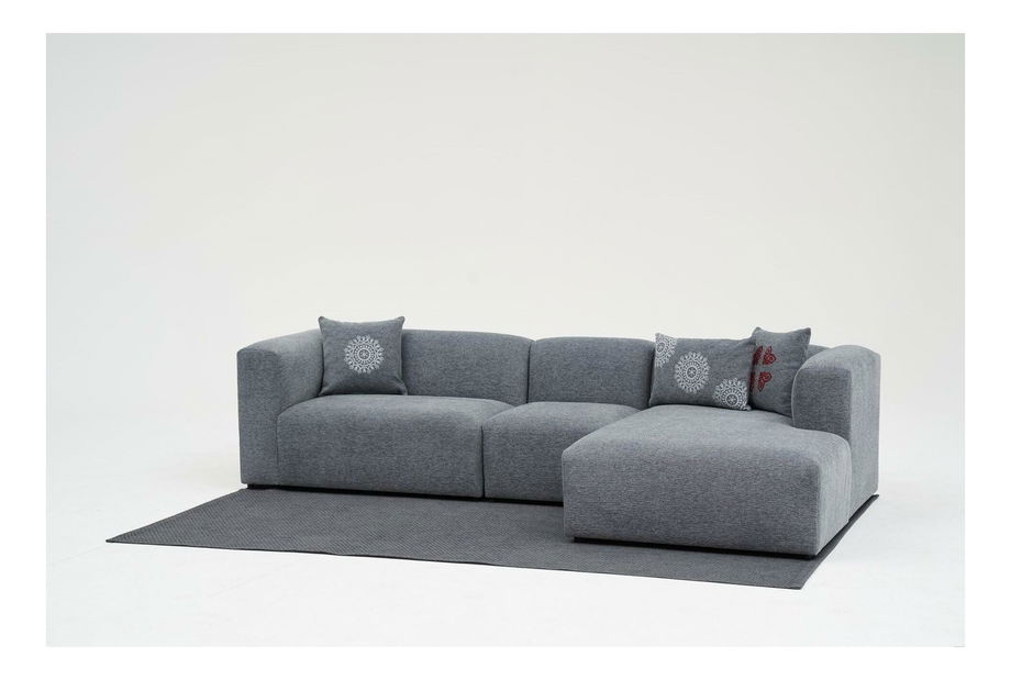 Colțar Lindasetta (D) (gri)