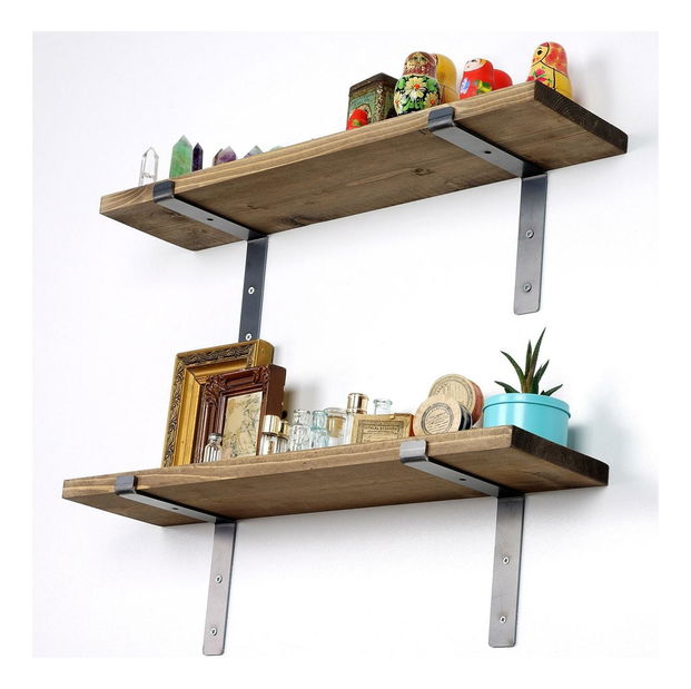 Set 2buc. polițe Dupone 3 (nuc + negru) 