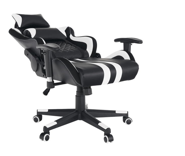 Irodai fotel Zopity (fekete + fehér + minta)