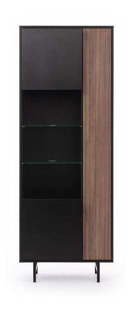 Vitrina Presto WIT70 (crna mat + captains deck)