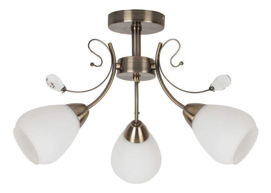 Lustră Susan 7043 (bronz + alb)