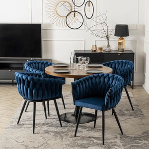 Scaun sufragerie Cappy 2 (roz + auriu) 