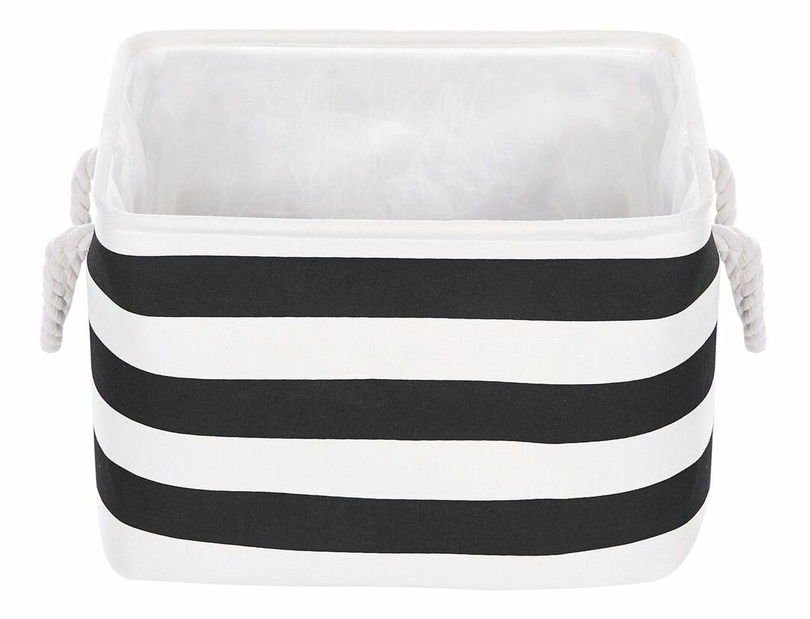 Set 3 ks úložných košov Deanna (čierna)