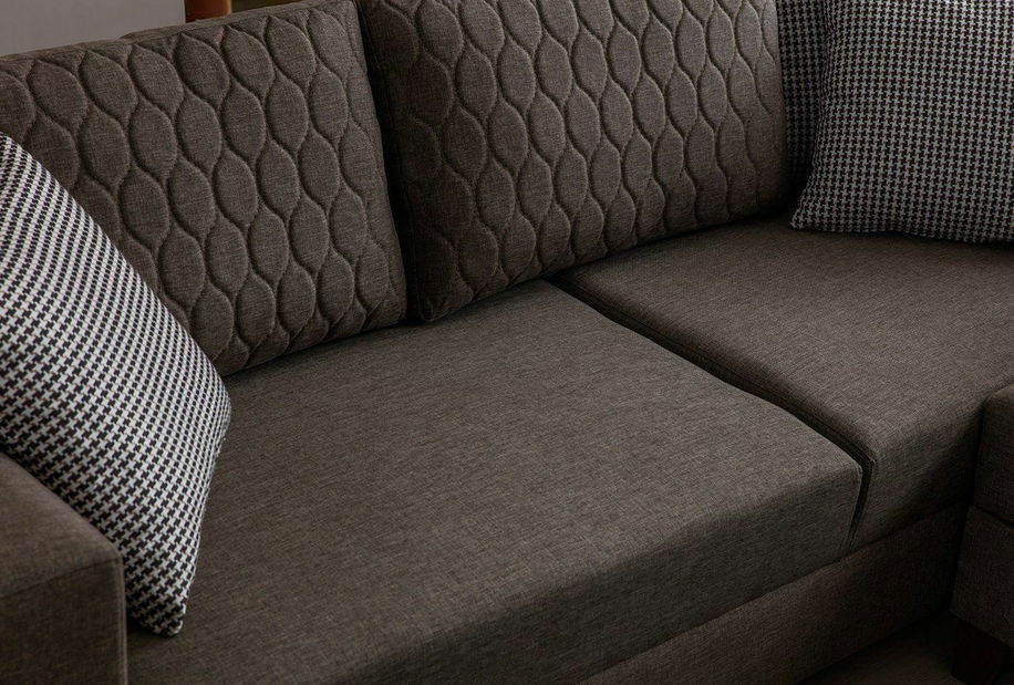 Rohová sedačka Lofty (hnedá)