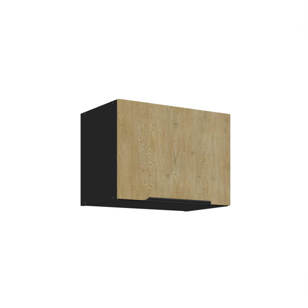Horná kuchynská skrinka Carminia 50 GU-36 1F (dub cremona + čierna)