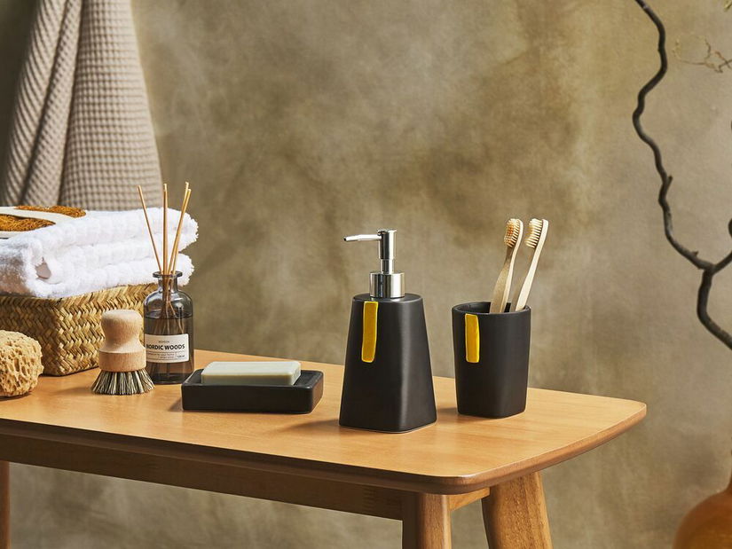 Kúpeľňové doplnky Sebestyen (čierna) 