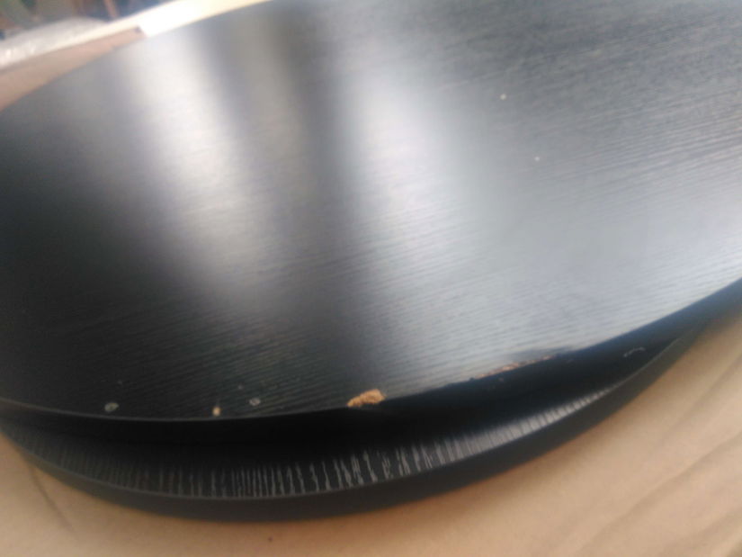 Masă de cafea Klara (lemn negru + negru) *resigilat